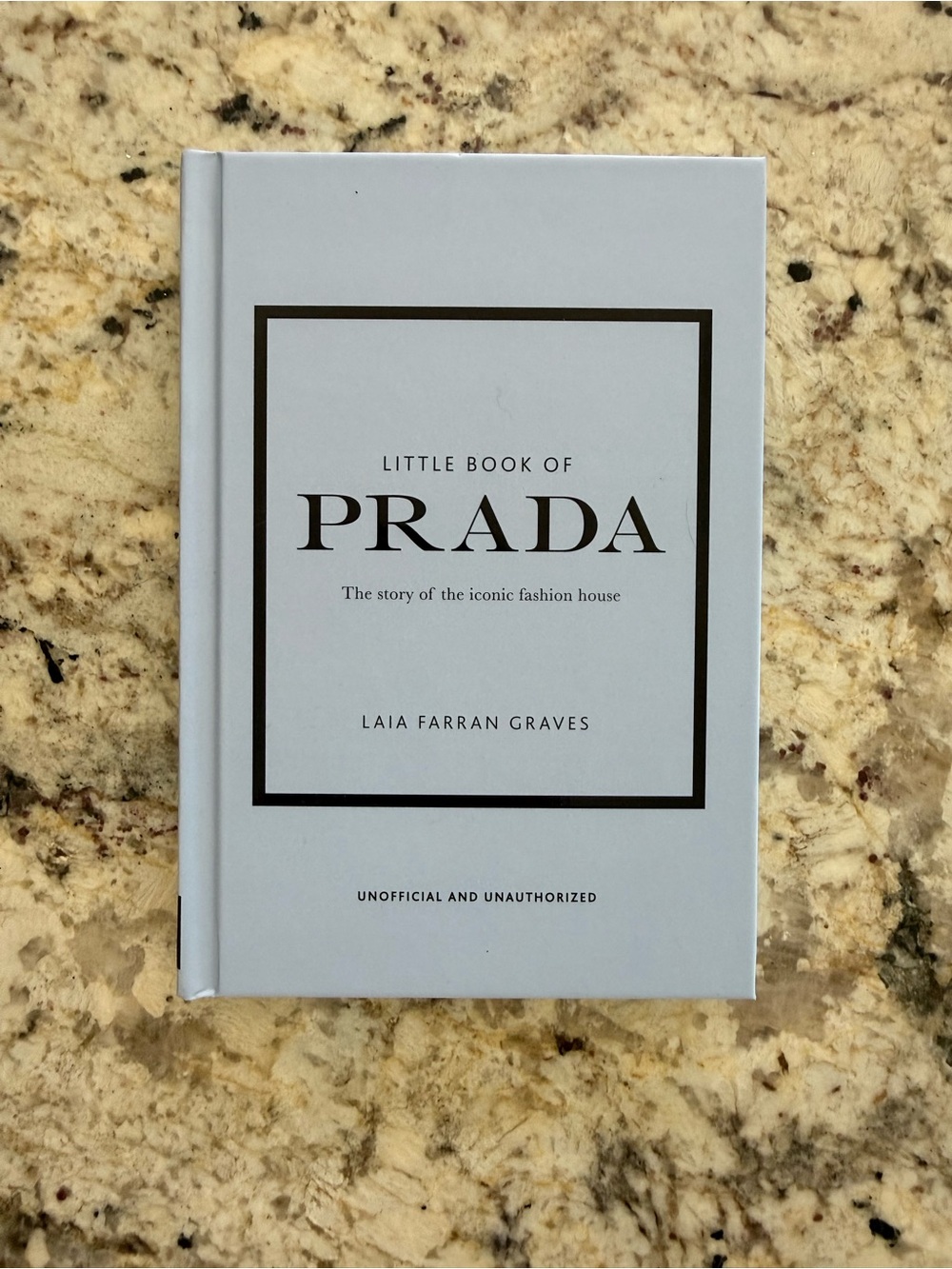 Prada Small Hardcover Book in Pale Blue